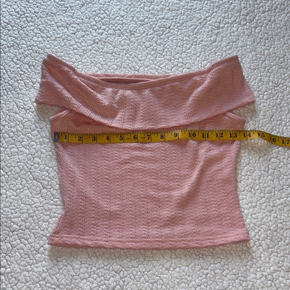 Bundle 7 pieces SHEIN Pink & Gray Mixed Styles Crop Top Set - Picture 8 of 15